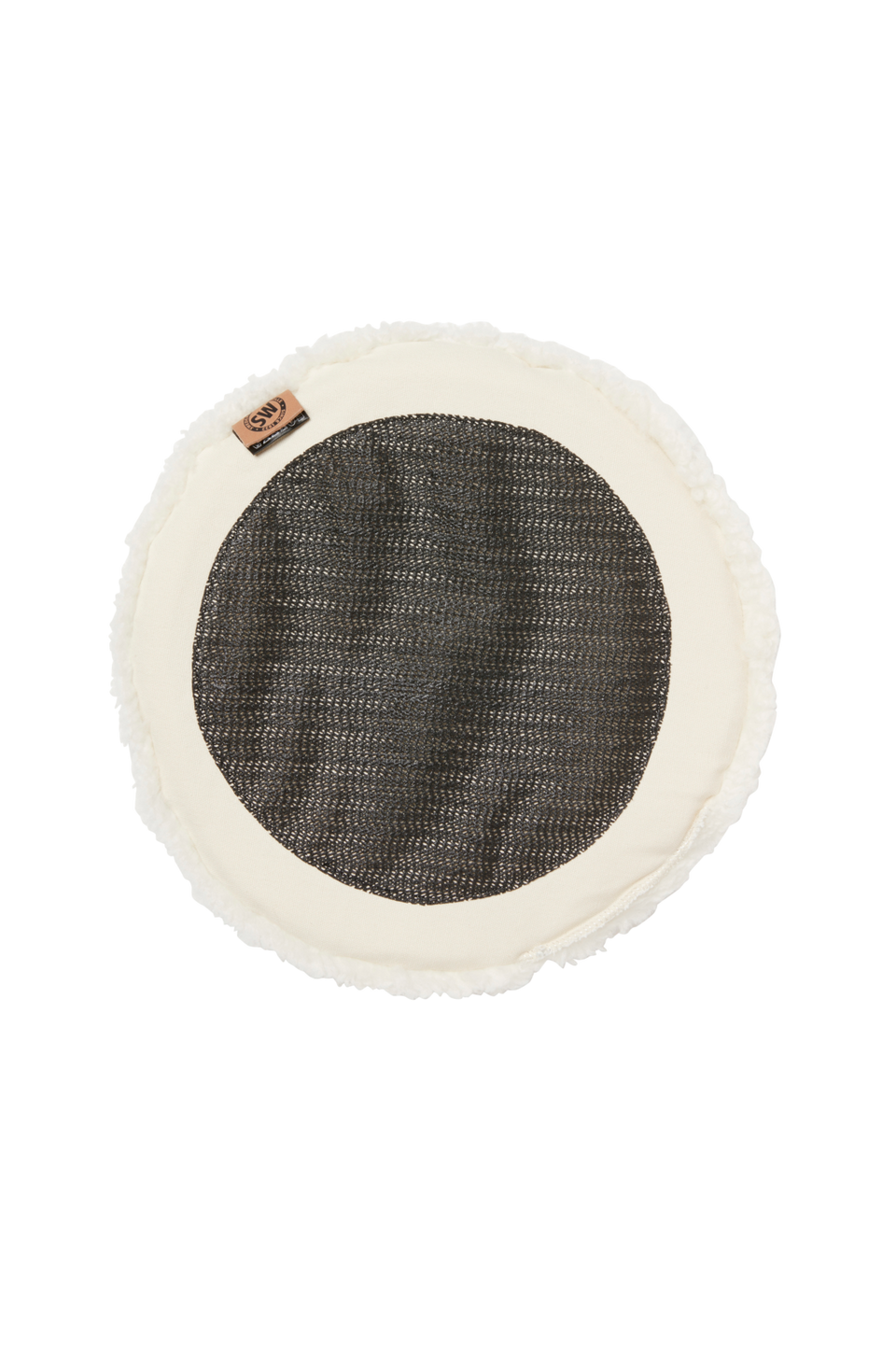 Skinnwille Fårskinn Cushion Round Curly 4-pack, vit från Skinnwille, bild 5