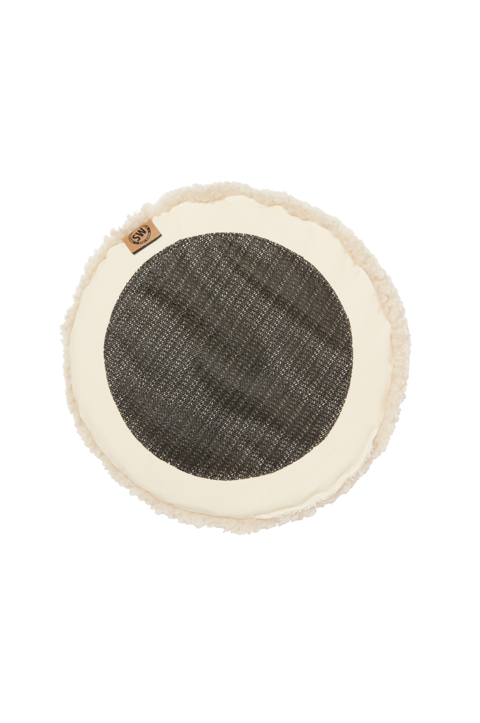 Skinnwille Fårskinn Cushion Round Curly 4-pack, beige från Skinnwille, bild 5