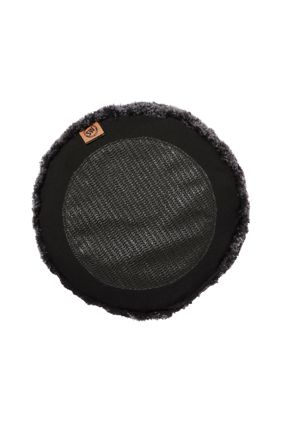 Skinnwille Fårskinn Cushion Round Curly 4-pack, grå från Skinnwille, bild 5