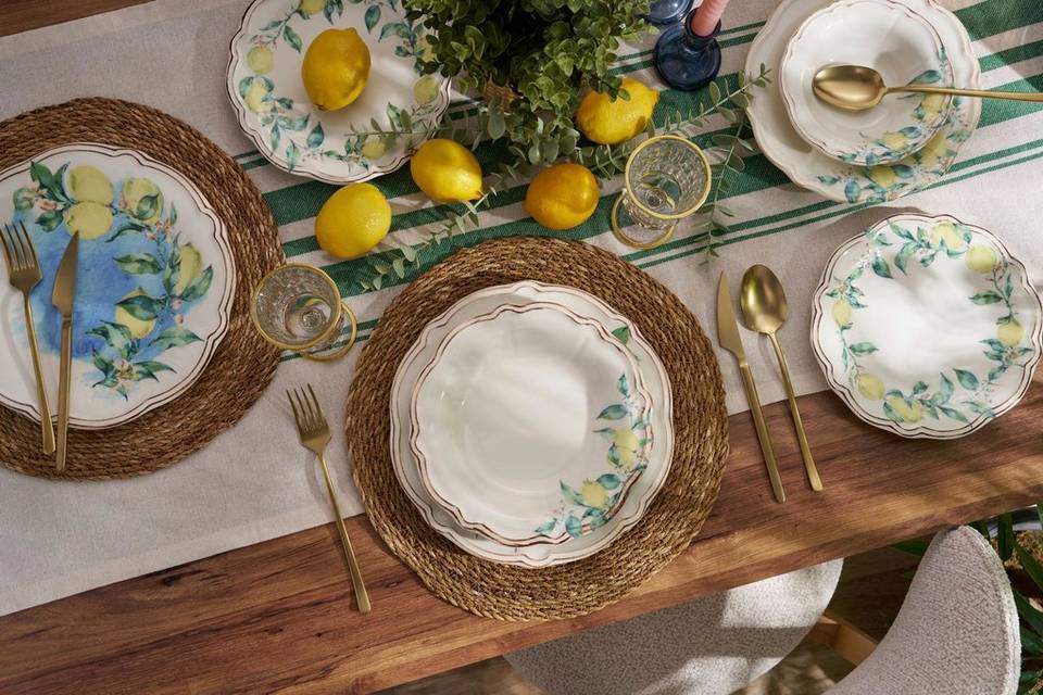 Hermia Middagsuppsättning (24 delar)-Lemon, flerfärgad från Hermia, bild 5