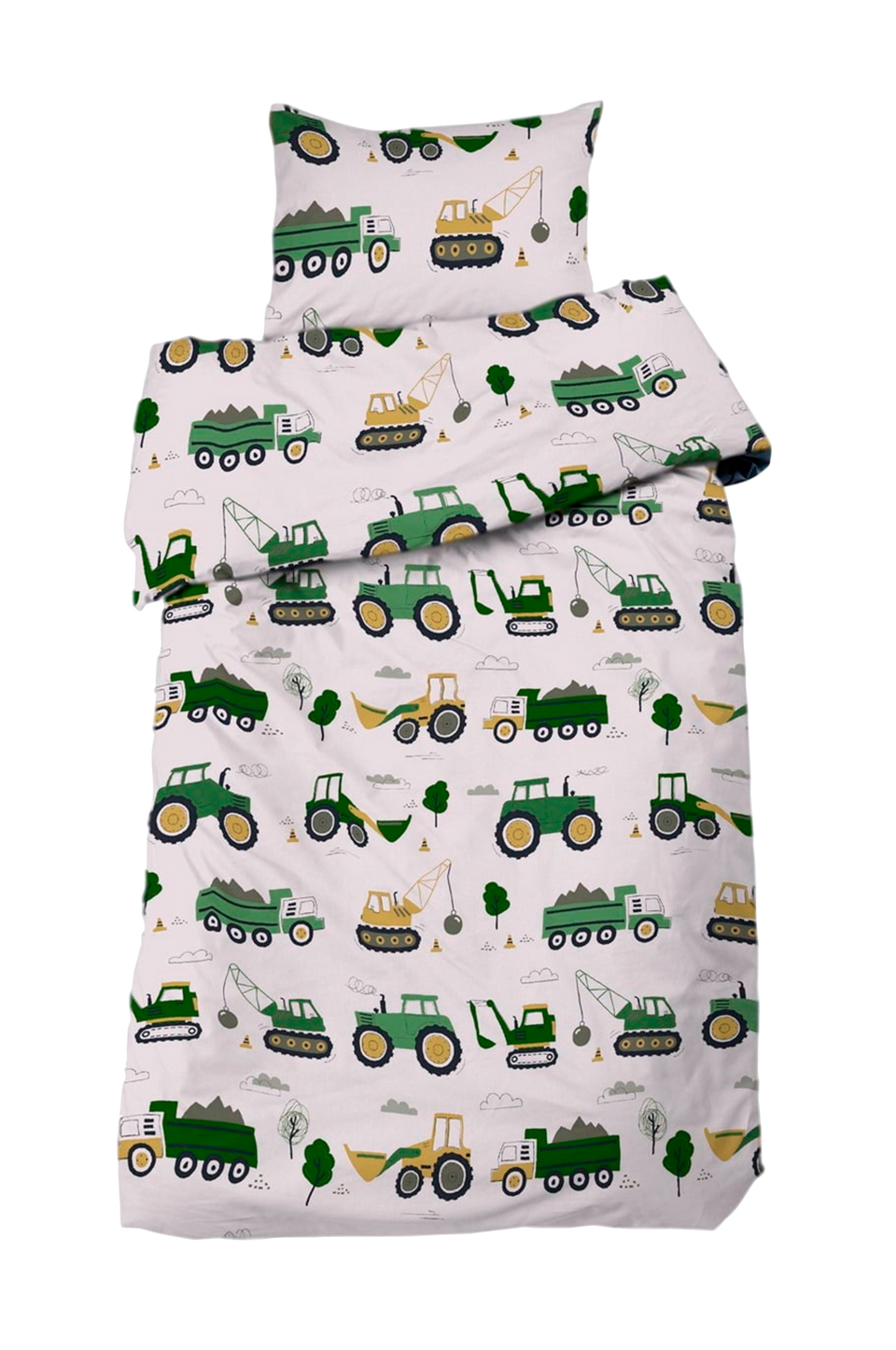 Redlunds Busy tractors 2-d bädd, beige från Redlunds, bild 5