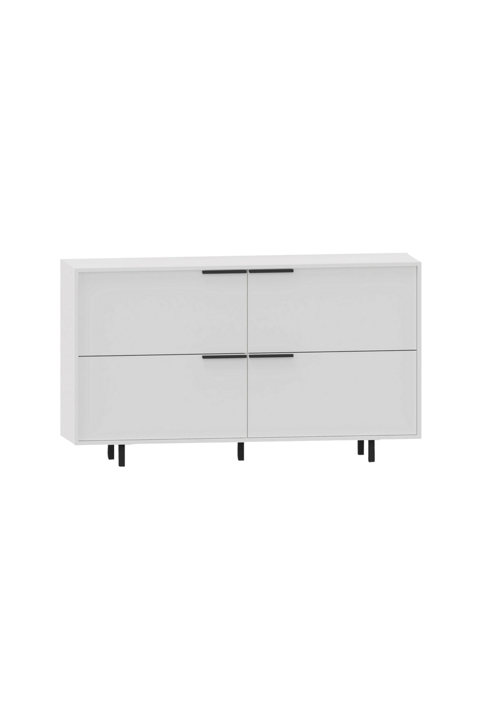 Loft24 Alberto Sideboard med 4 luckor, vit från Loft24, bild 5