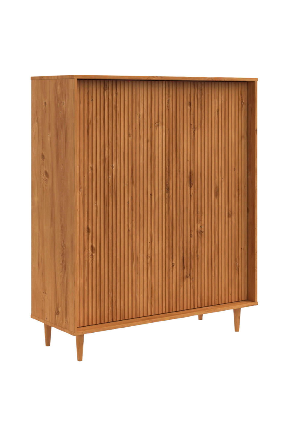 Loft24 Jerzy Highboard med 2 dörrar i furu, brun från Loft24, bild 5