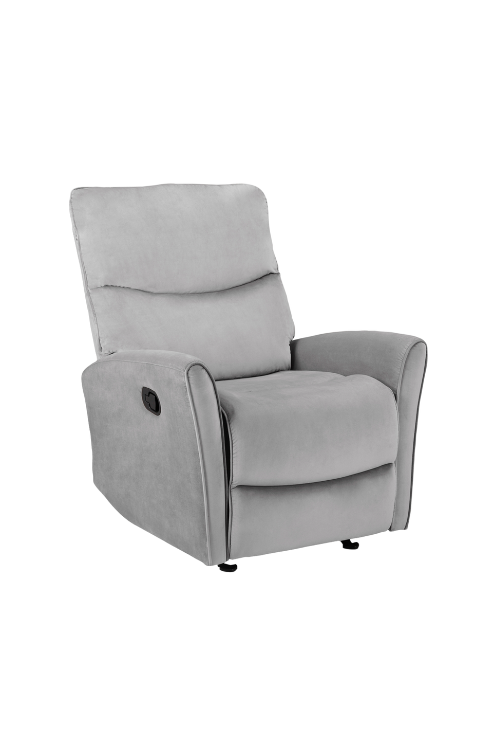 Loft24 Chesley Recliner Manuel Velvet, grå från Loft24, bild 5