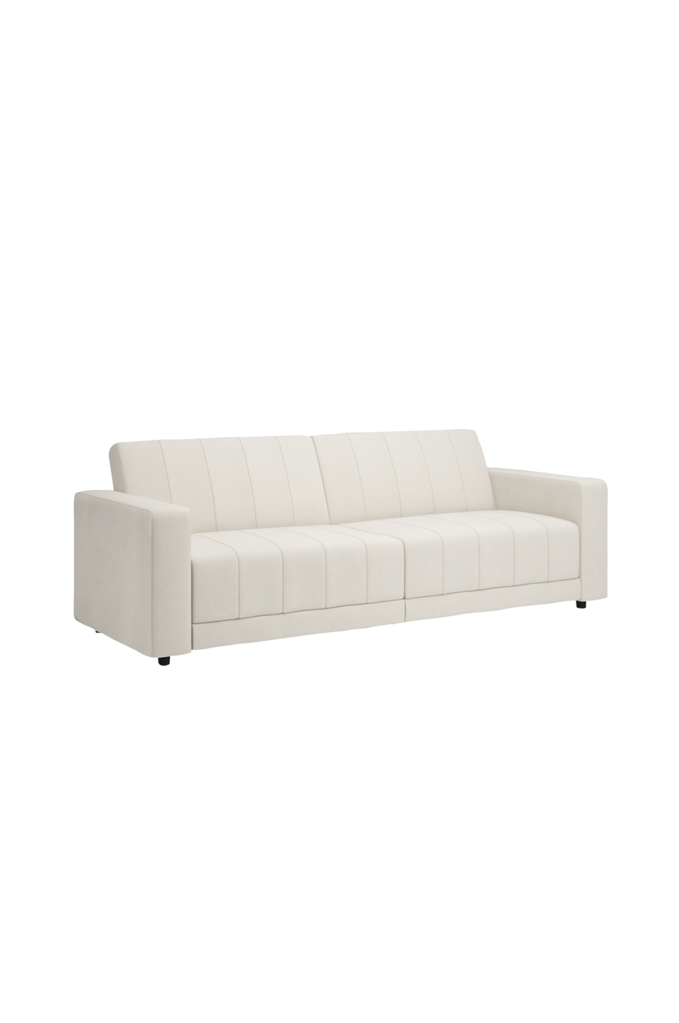 Dorel Home Allie Ii Bäddsoffa 3-sits i sammet, vit från Dorel Home, bild 5