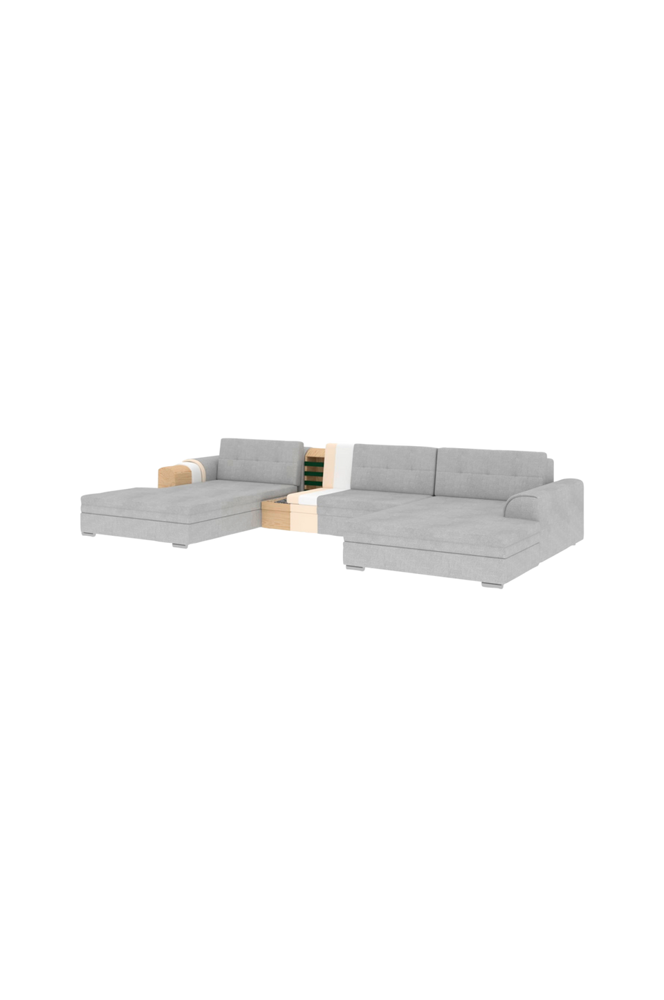 eltap Vento hörn bäddsoffa, grå från eltap, bild 5