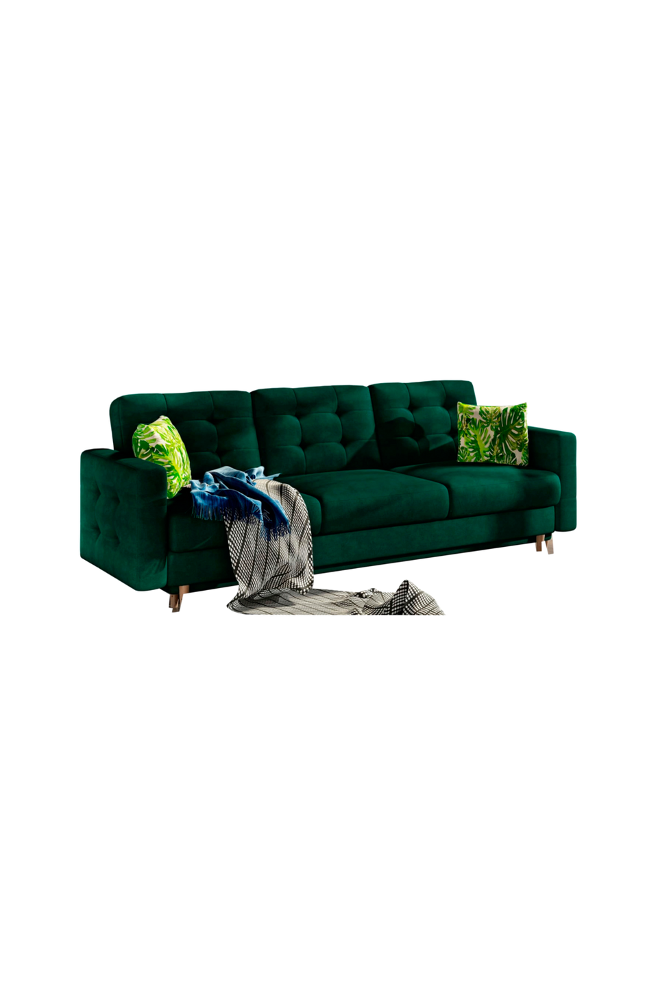 eltap Asgard bäddsoffa, grön från eltap, bild 5