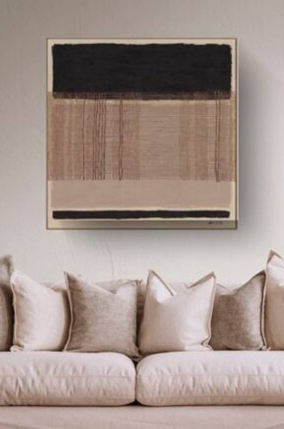 Zelected by Houze Inramad Canvas Endless Moment No.1, brun från Zelected by Houze, bild 5