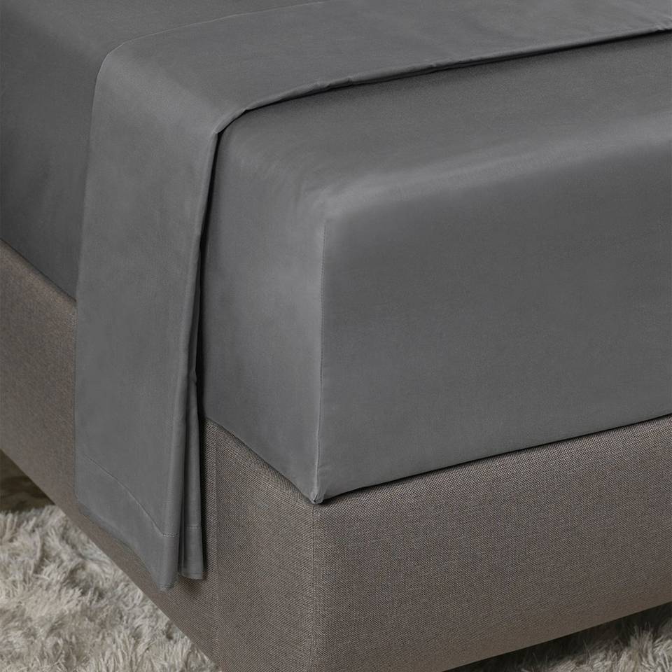 Tempur Cotton Sateen Lakan, grå från Tempur, bild 5