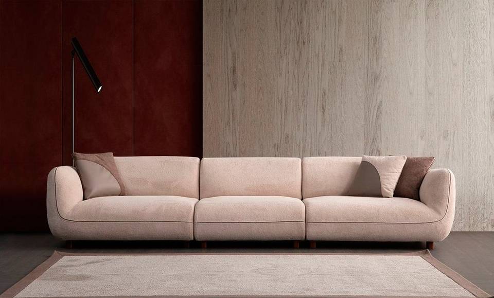 Hanah Home 3-sits soffa Pavia, beige från Hanah Home, bild 5