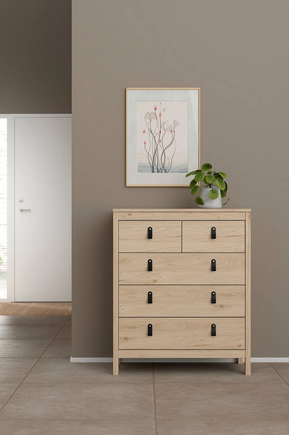 Tvilum Madrid Byrå 3+2 lådor, brun från Tvilum, bild 5