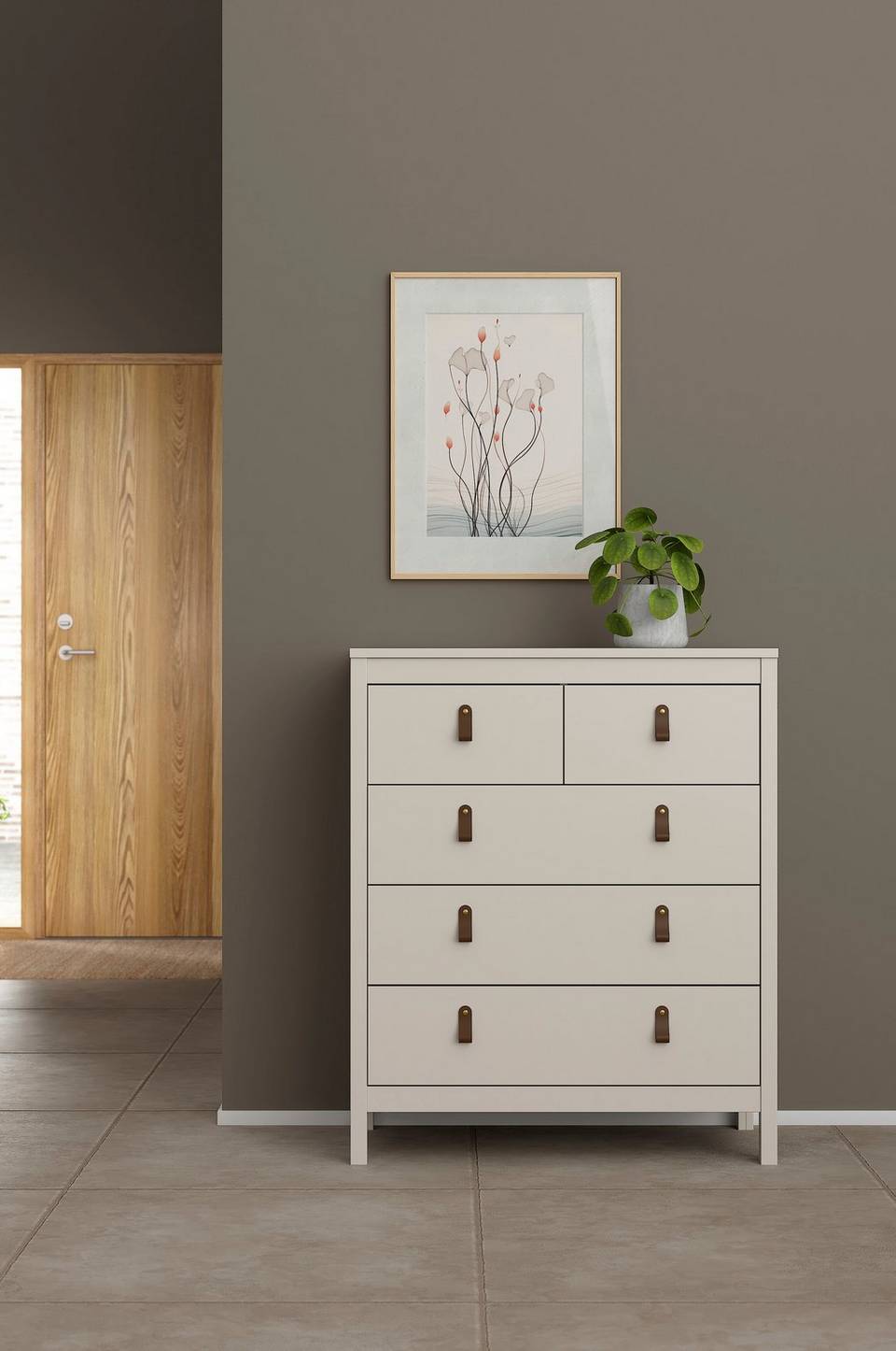 Tvilum Madrid Byrå 3+2 lådor, beige från Tvilum, bild 5