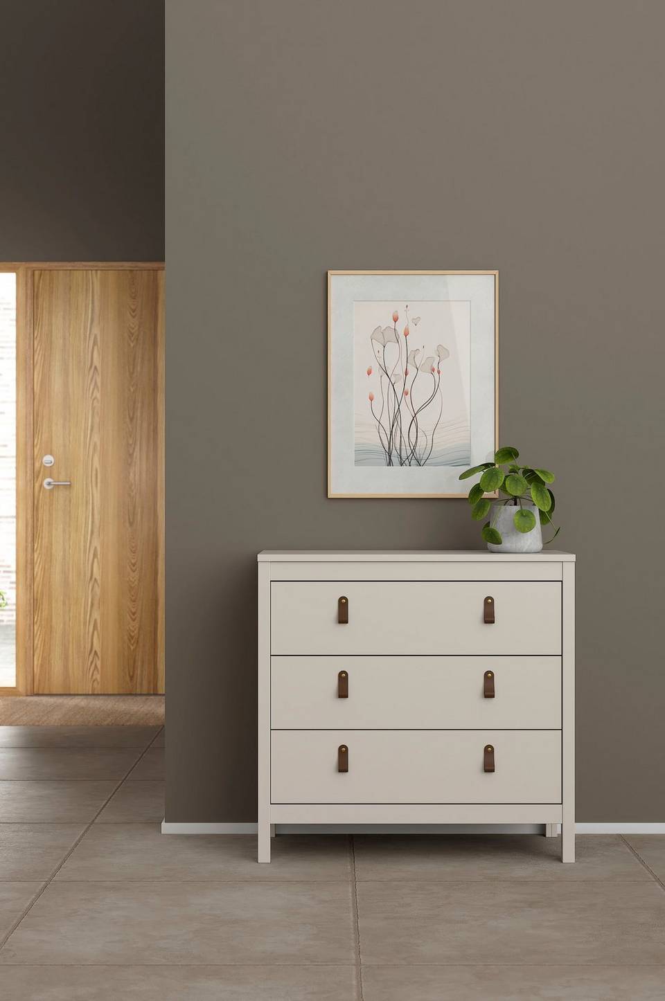 Tvilum Madrid Byrå 3 lådor, beige från Tvilum, bild 5