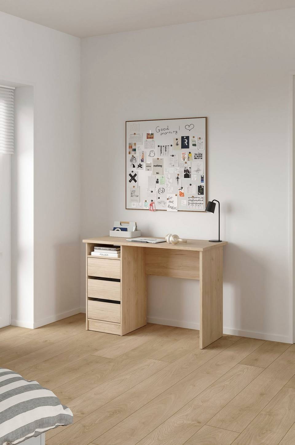 Tvilum Function Plus Desk 3 lådor, brun från Tvilum, bild 5