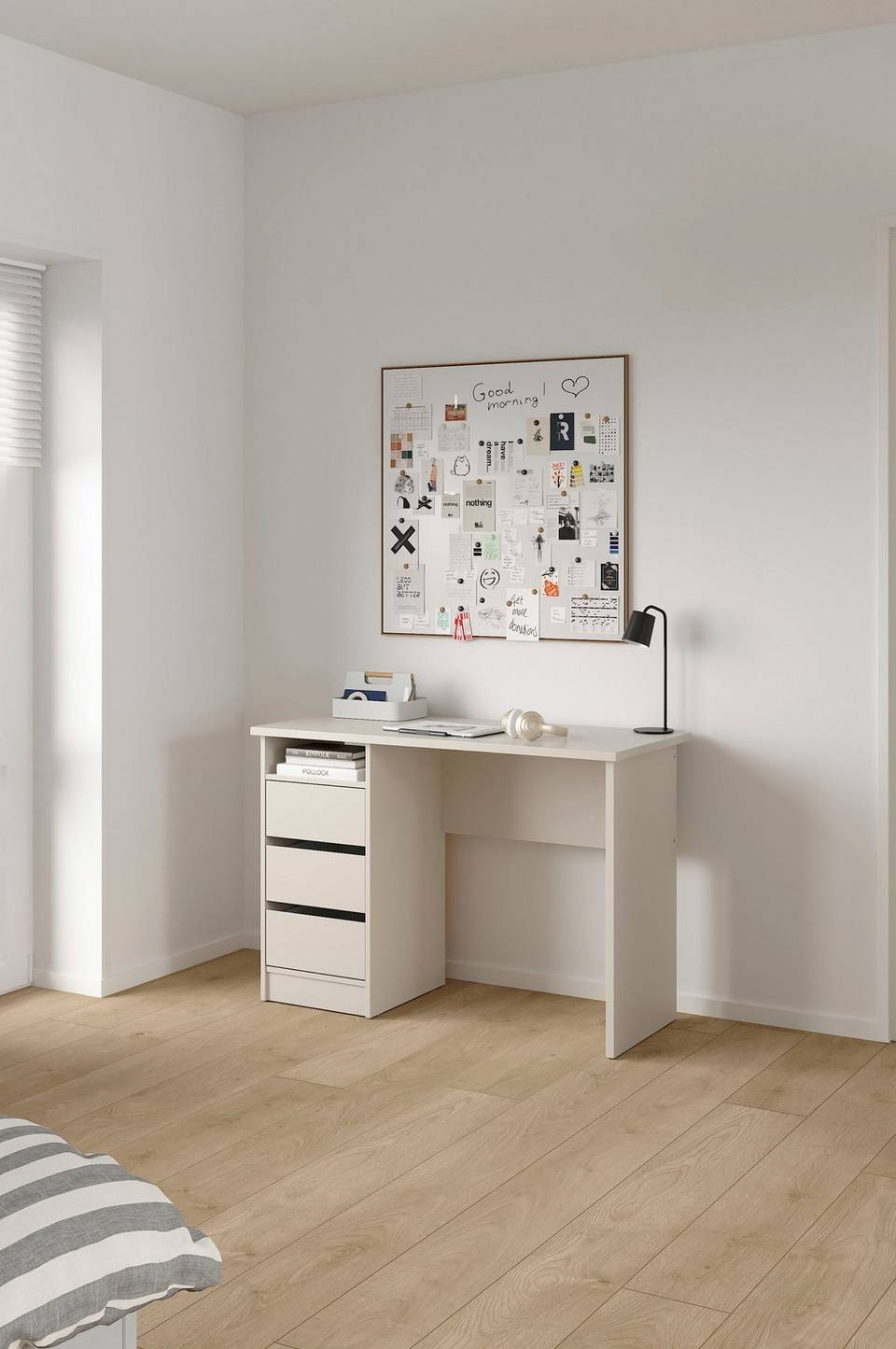 Tvilum Function Plus Desk 3 lådor, beige från Tvilum, bild 5