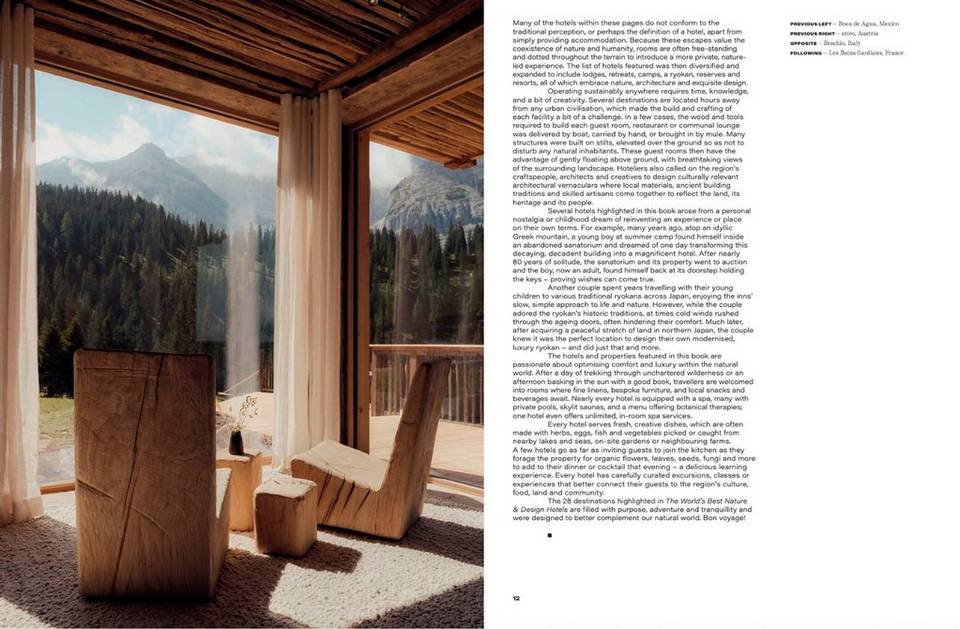 New Mags Coffee Table Book The Världens Best Nature & Design Hotels, grå från New Mags, bild 2