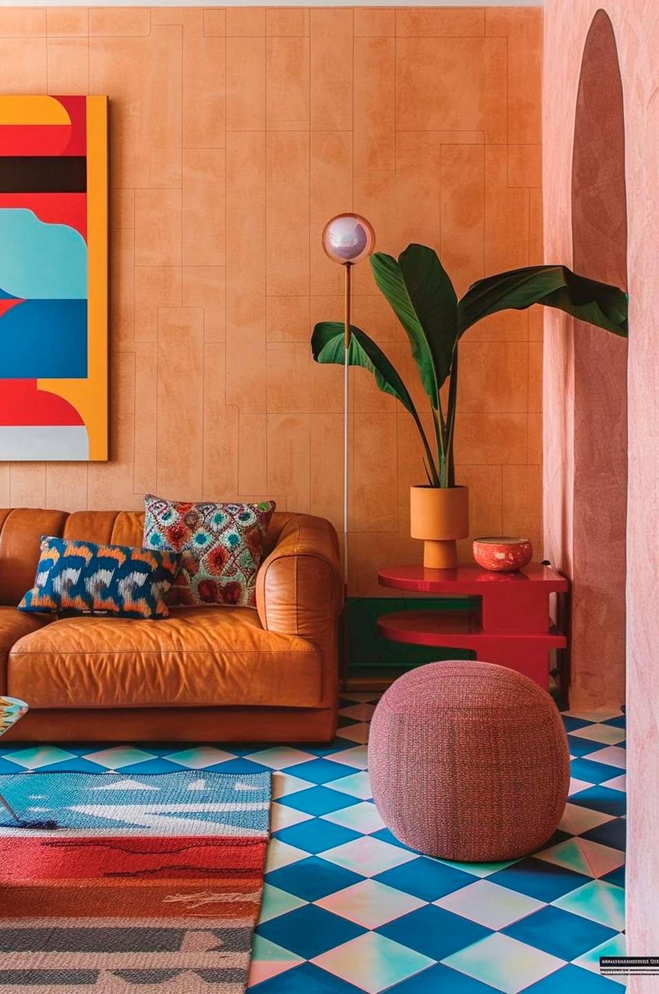 New Mags Coffee Table Book Vibrant Interiors, rosa från New Mags, bild 2