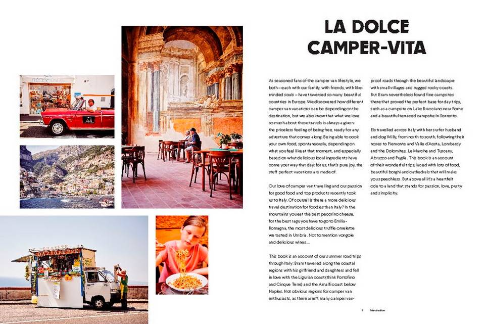 New Mags Coffee Table Book Camper Food & Stories Italy, beige från New Mags, bild 2