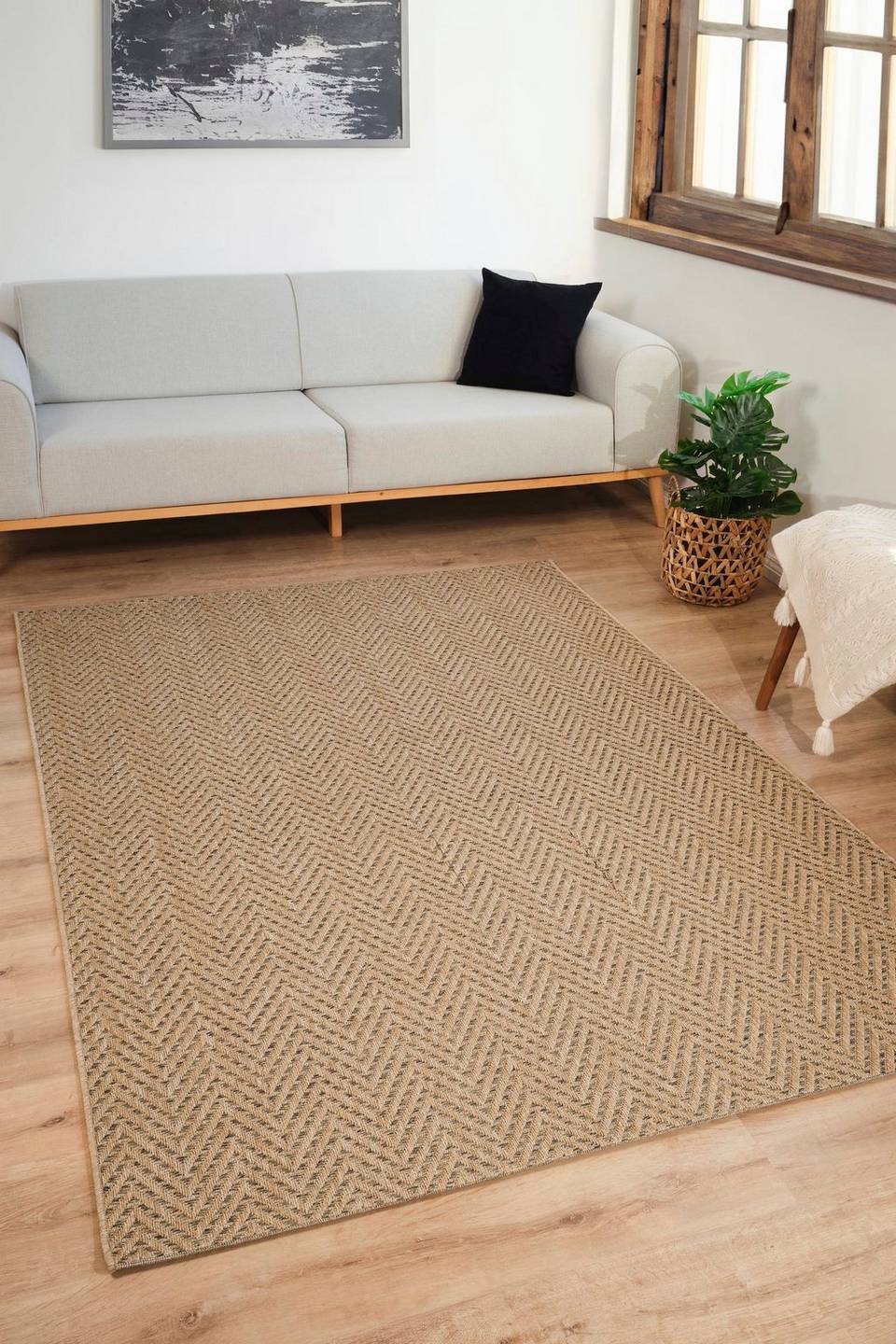 Hanah Home Matta-Sisaluna, beige från Hanah Home, bild 5