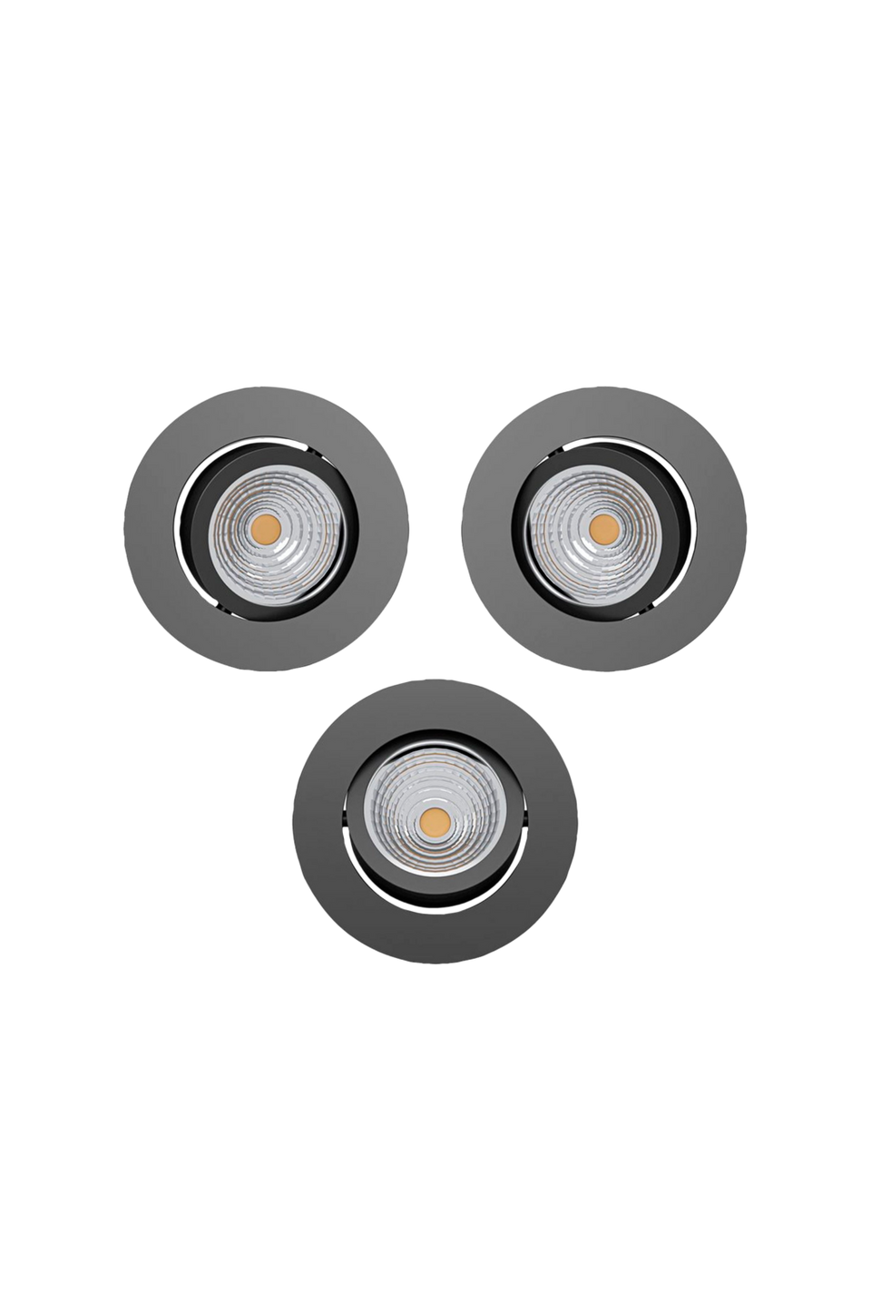 EGLO Infälld belysning Saliceto 88 Mm 4000K Set Of 3, svart från EGLO, bild 5