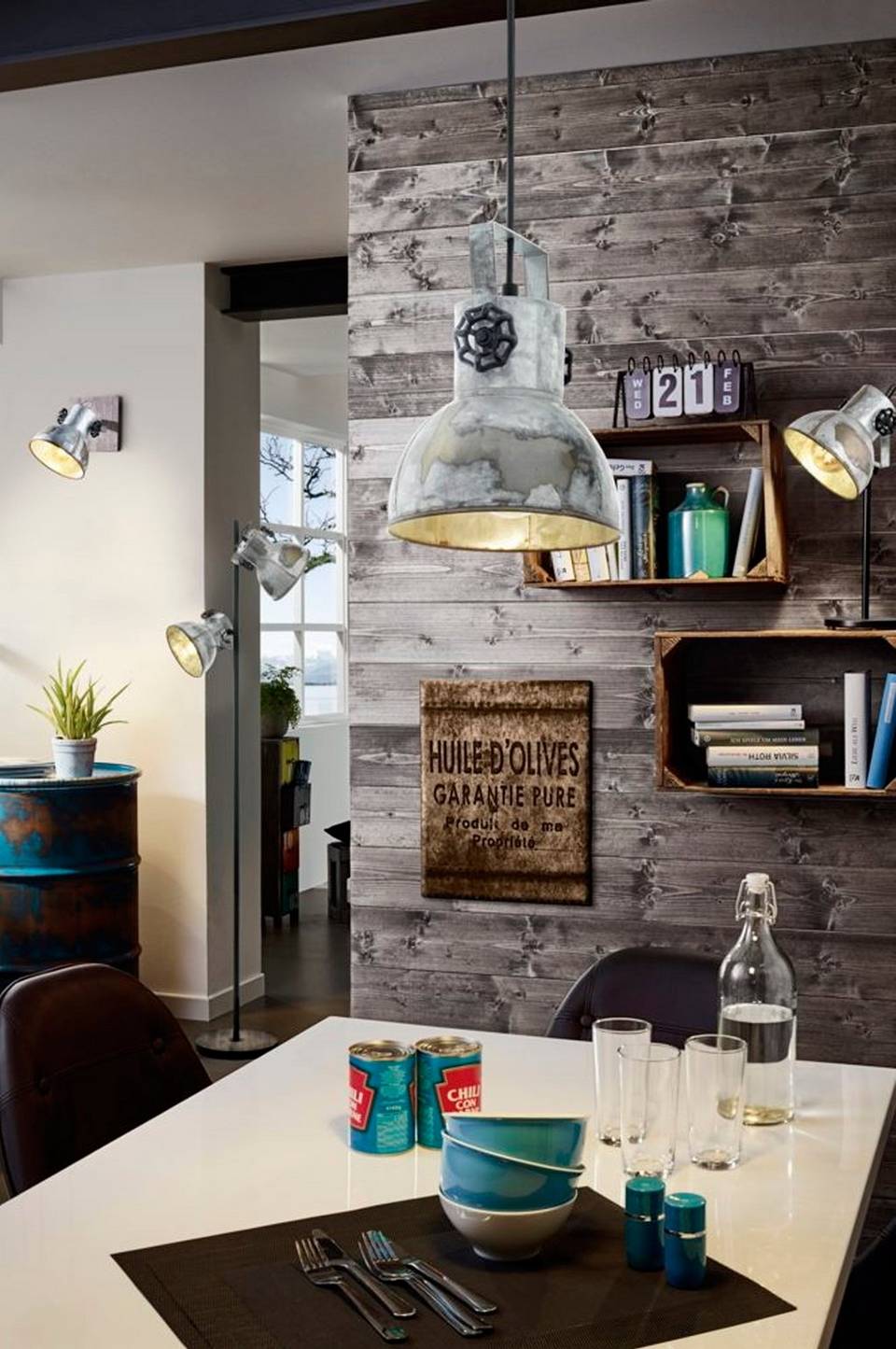 EGLO Golvlampa Barnstaple, brun från EGLO, bild 5