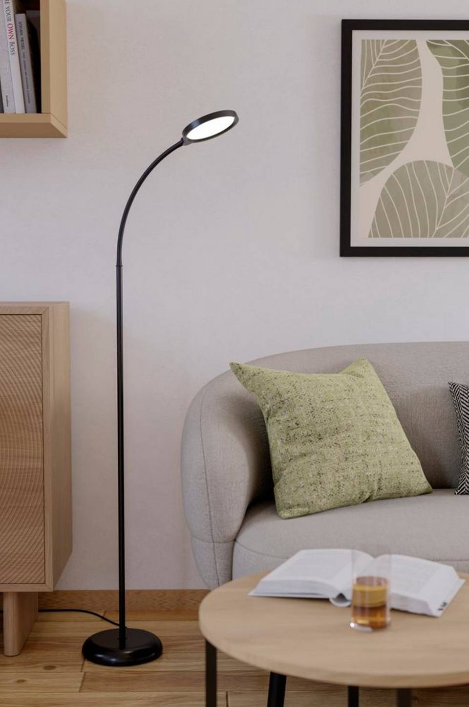 EGLO Golvlampa Lauro Svart, svart från EGLO, bild 5