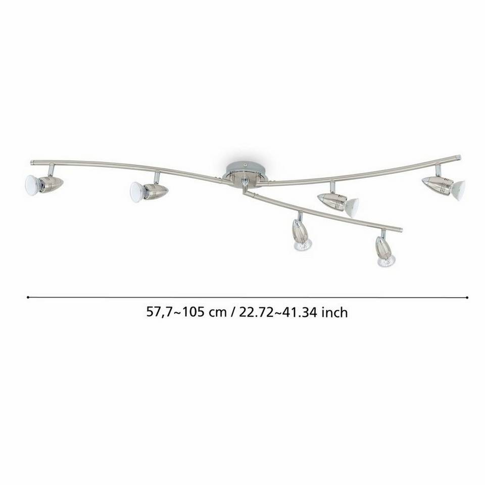 EGLO LED-spot Magnum With 6 Lights, krom från EGLO, bild 5