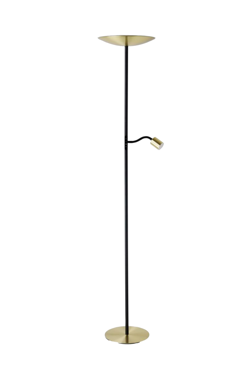 EGLO Golvlampa Conivarino Svart/Brushed brass, mässing från EGLO, bild 5