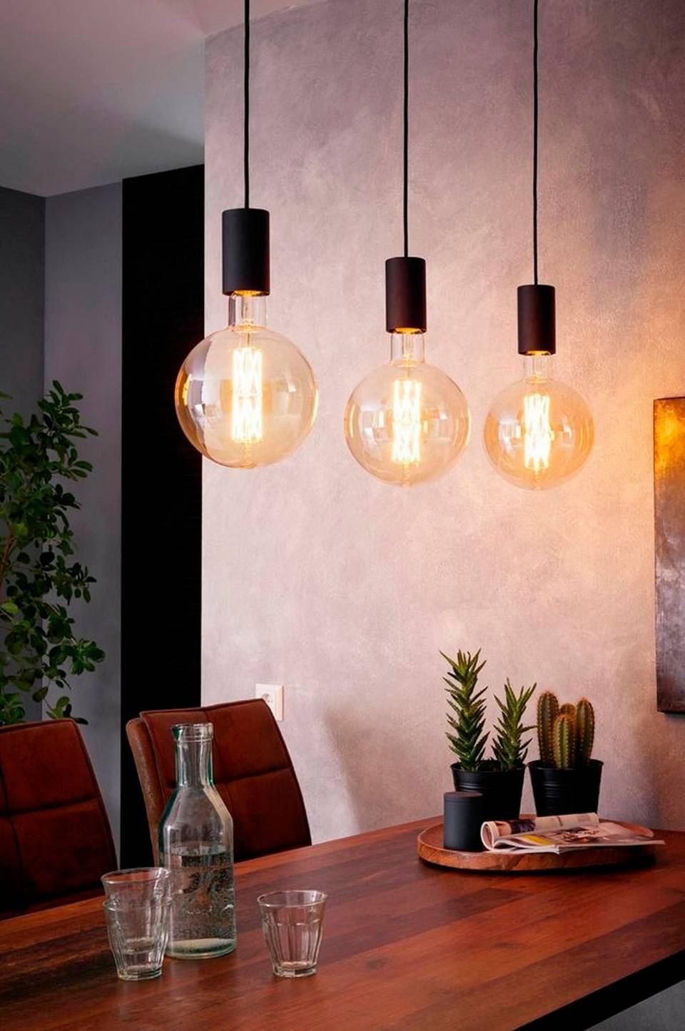 EGLO Takpendel Pozueta With 3 Lamps, svart från EGLO, bild 5