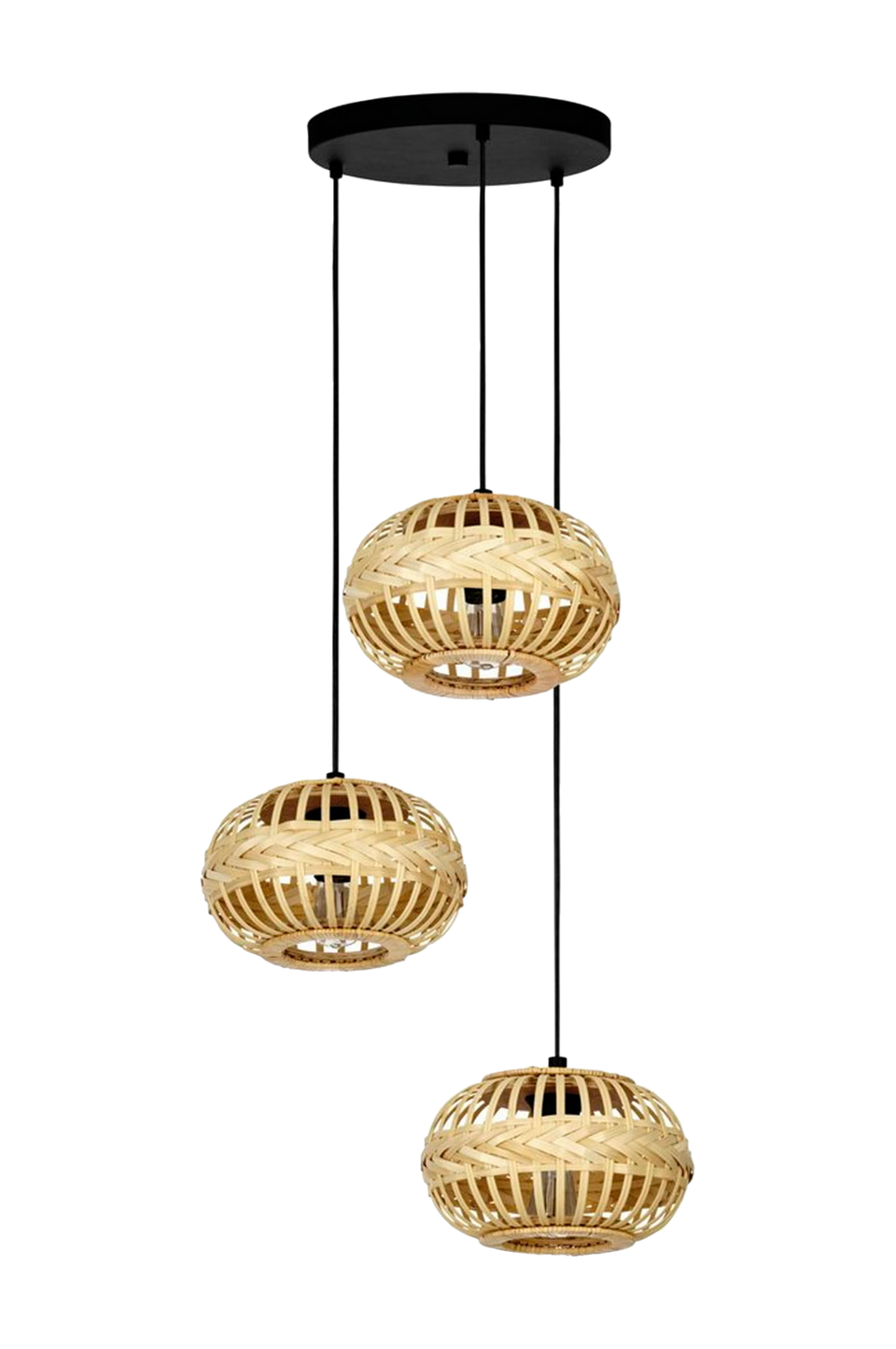 EGLO Takpendel Amsfield Round With 3 Lamps, svart från EGLO, bild 5