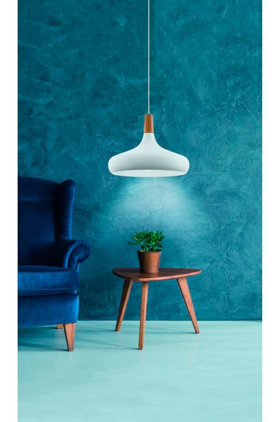 EGLO Takpendel Light Sabinar Vit/Brun, 400 mm, vit från EGLO, bild 5