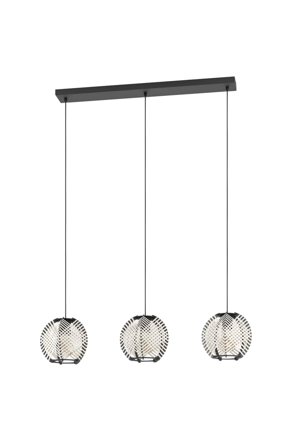 EGLO Takpendel Waverton 3 White/Black, svart från EGLO, bild 5