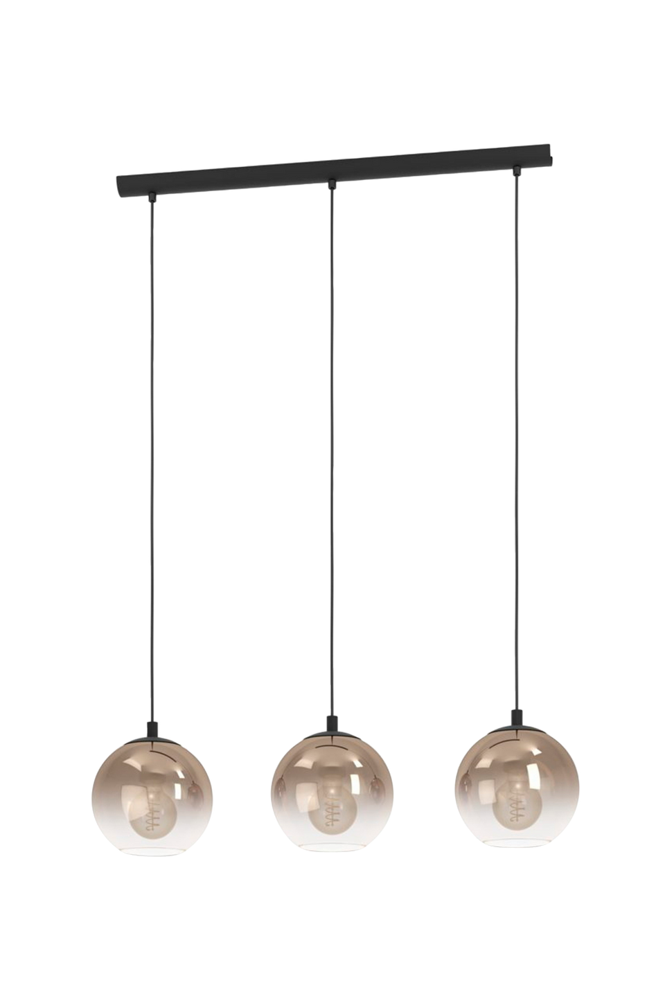 EGLO Takpendel Ariscani Long Svart/koppar, svart från EGLO, bild 5