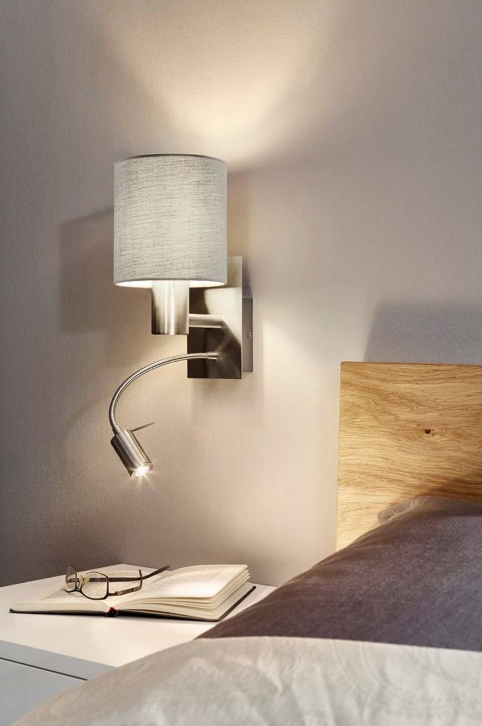 EGLO Vägglampa Pasteri Copper Taupe, grå från EGLO, bild 5