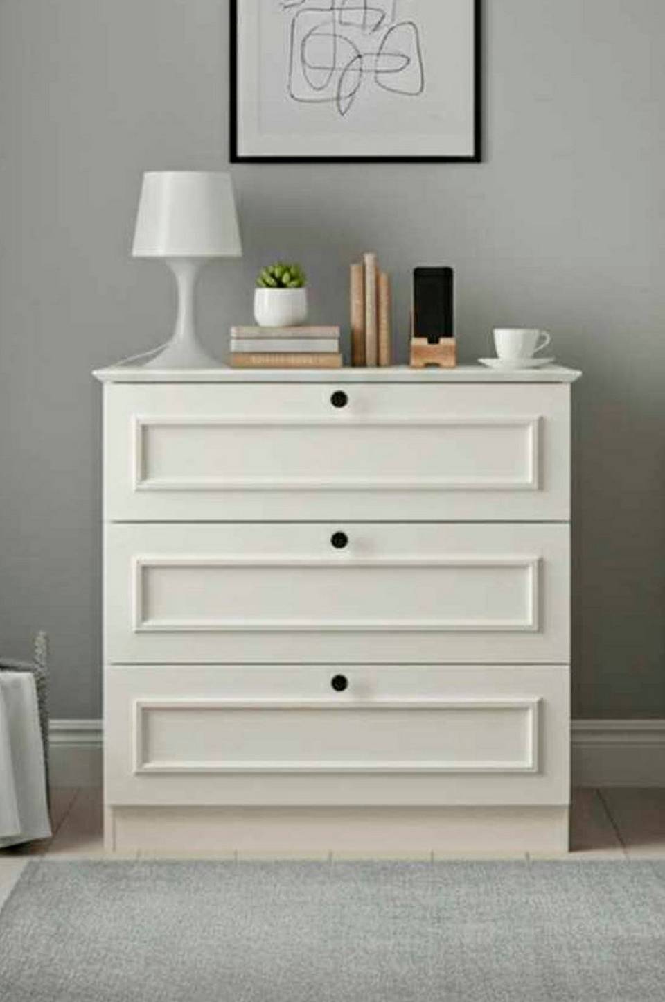 Hanah Home Byrå Mira, vit från Hanah Home, bild 5