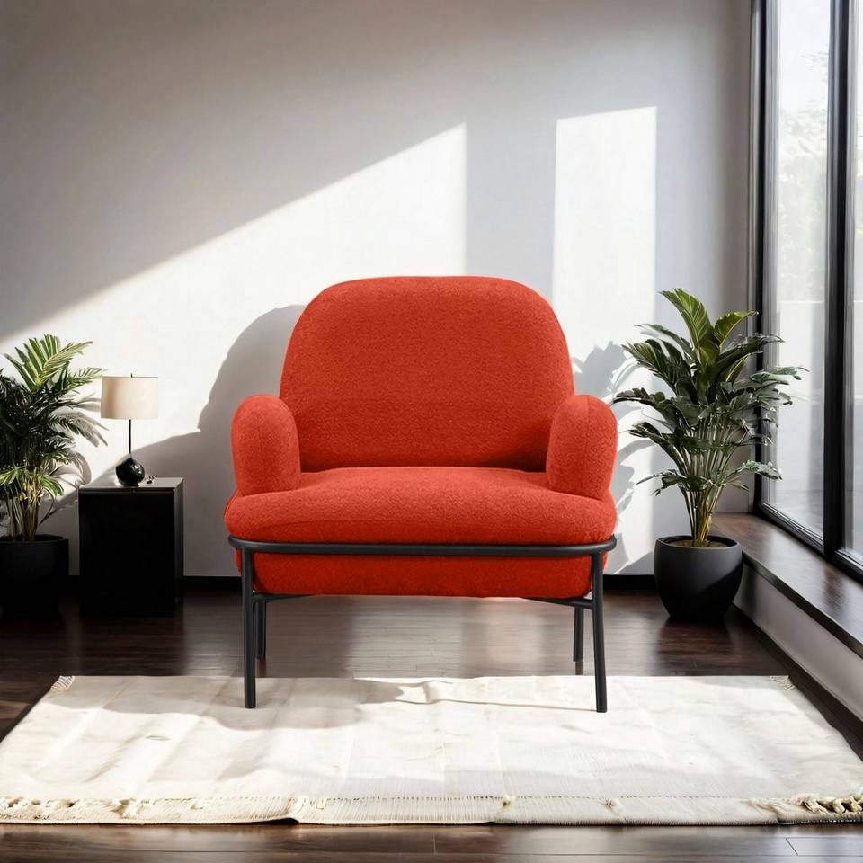 Hanah Home Flygelstol Aster, orange från Hanah Home, bild 5
