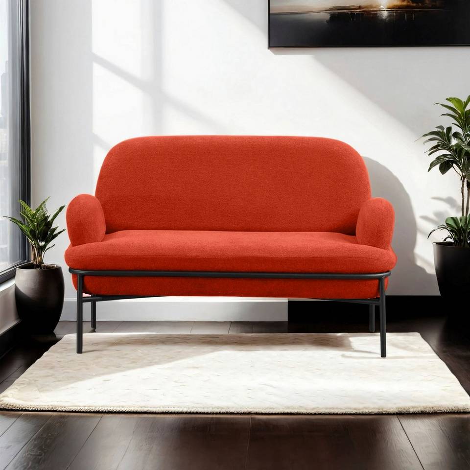 Hanah Home 2-sits soffa Aster, orange från Hanah Home, bild 5