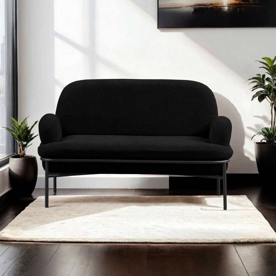 Hanah Home 2-sits soffa Aster, svart från Hanah Home, bild 5
