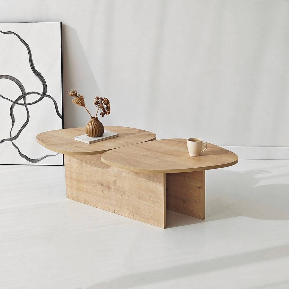 Hanah Home Soffbord Stones, beige från Hanah Home, bild 5