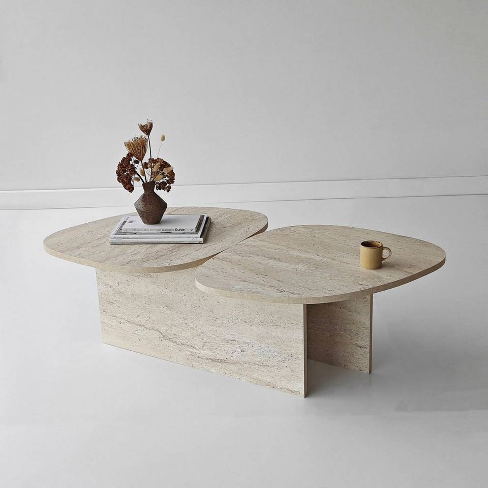 Hanah Home Soffbord Stones, beige från Hanah Home, bild 5