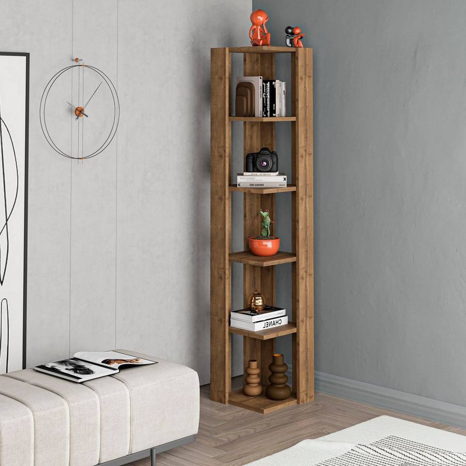 Homitis Bokhylla Nati Corner, brun från Homitis, bild 5