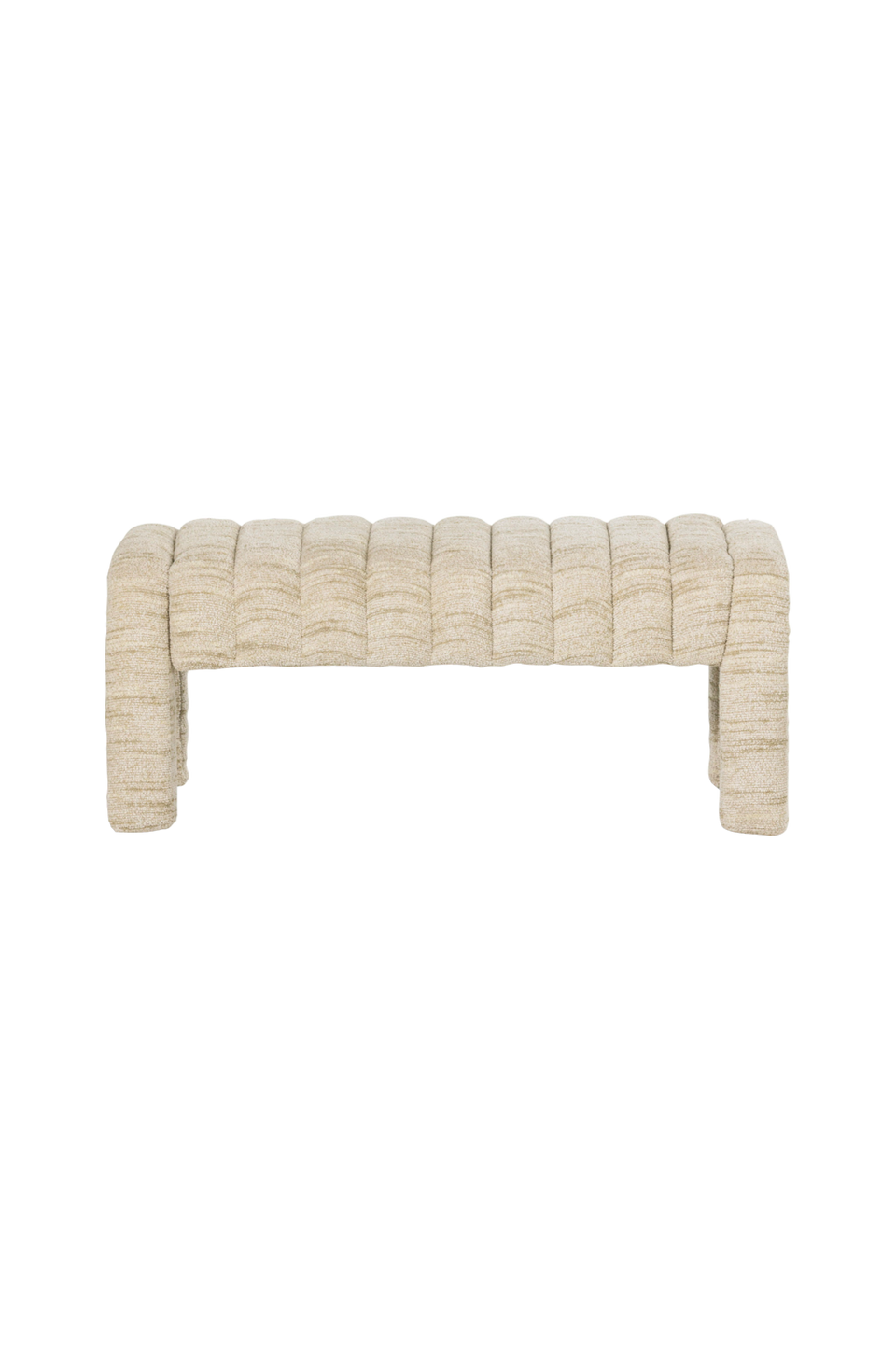 Woood Frex stoppad bänk, beige från Woood, bild 5