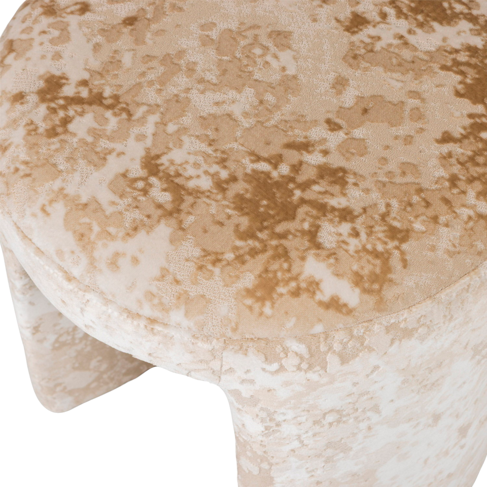 Woood Charlie stoppad pall, beige från Woood, bild 5