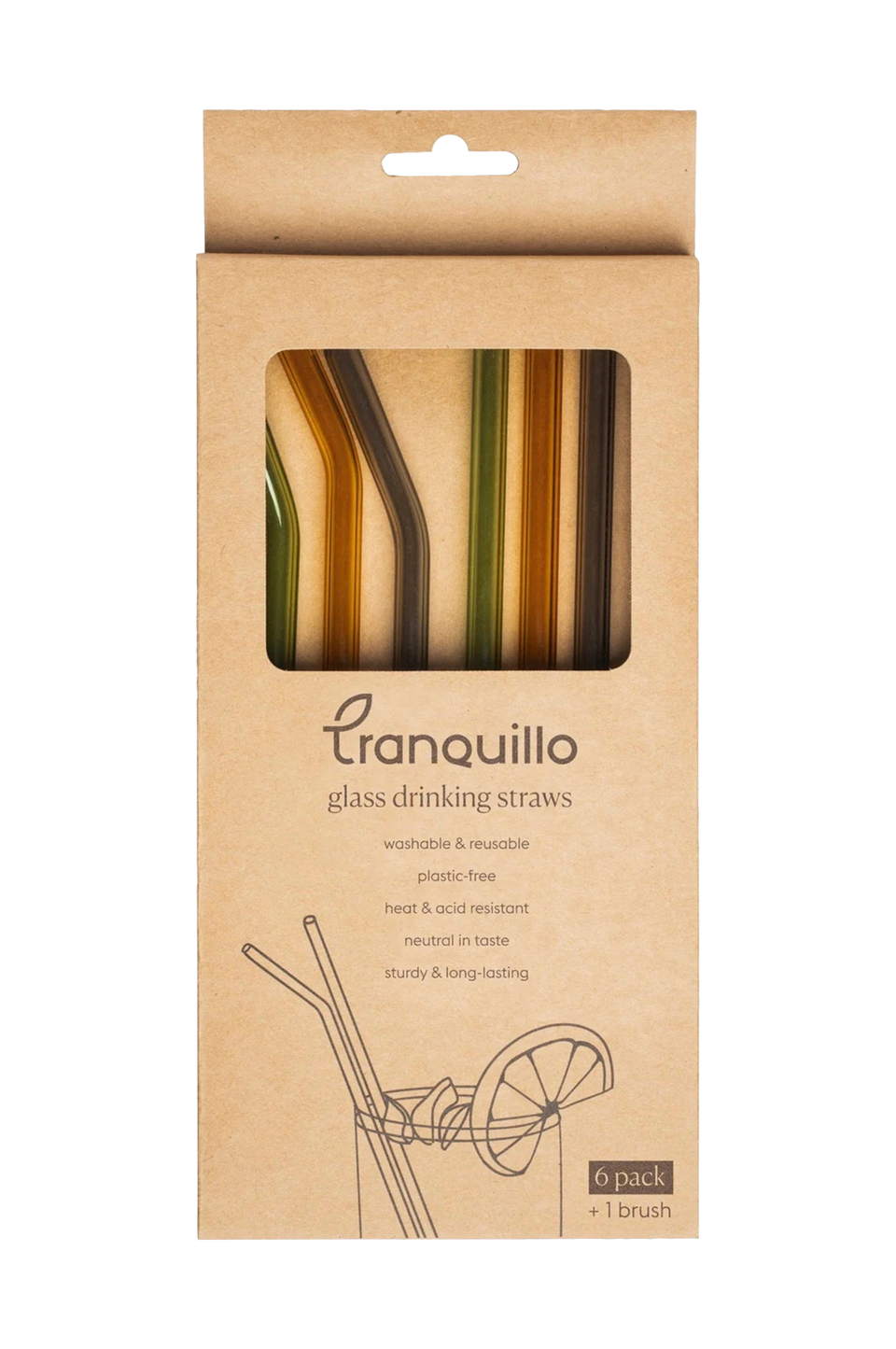 Tranquillo Sugrör Rainbow, 6-pack, flerfärgad från Tranquillo, bild 5