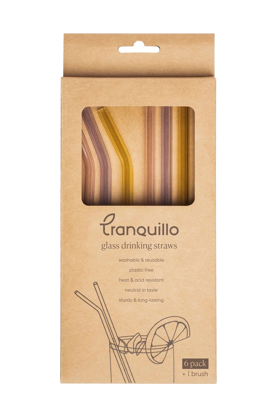 Tranquillo Sugrör Rainbow, 6-pack, flerfärgad från Tranquillo, bild 5