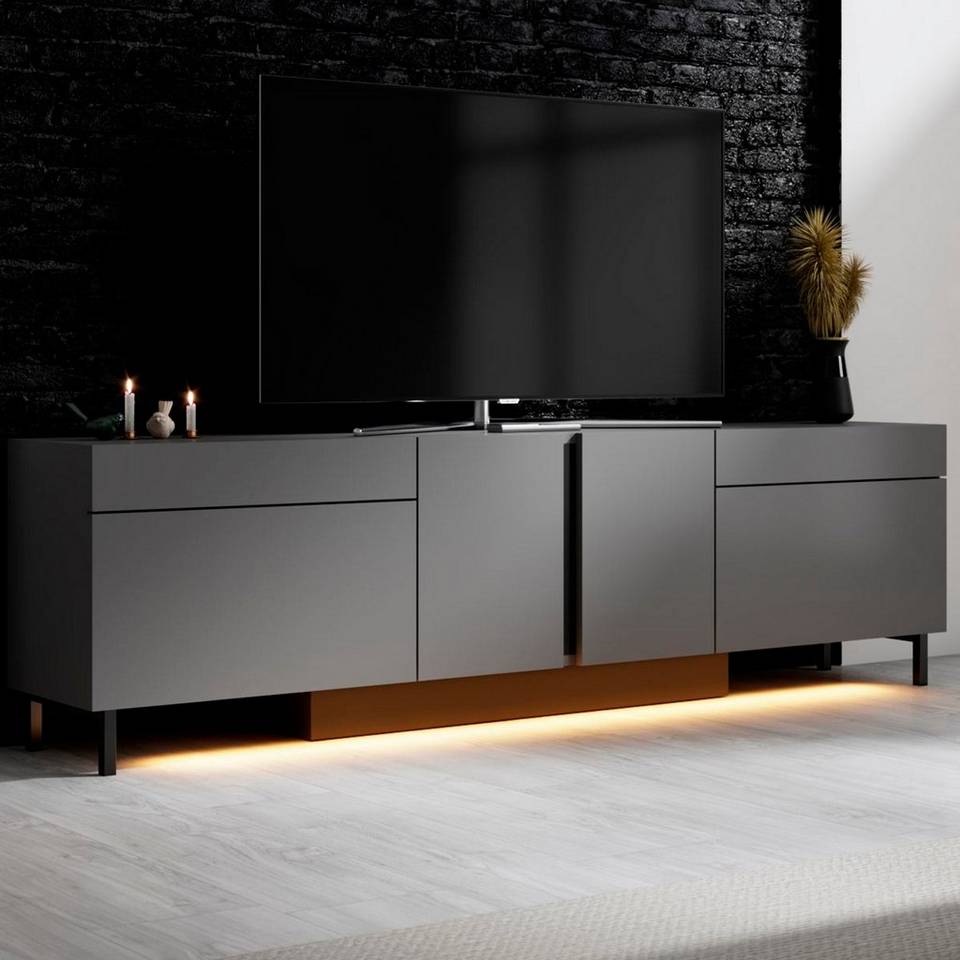 Hanah Home Tv Stativ Paris, grå från Hanah Home, bild 5