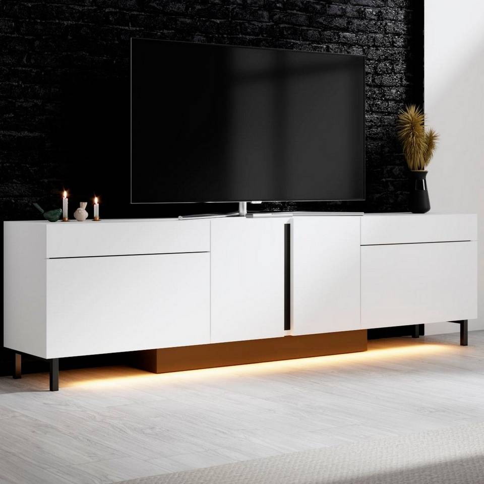 Hanah Home Tv Stativ Paris, vit från Hanah Home, bild 5