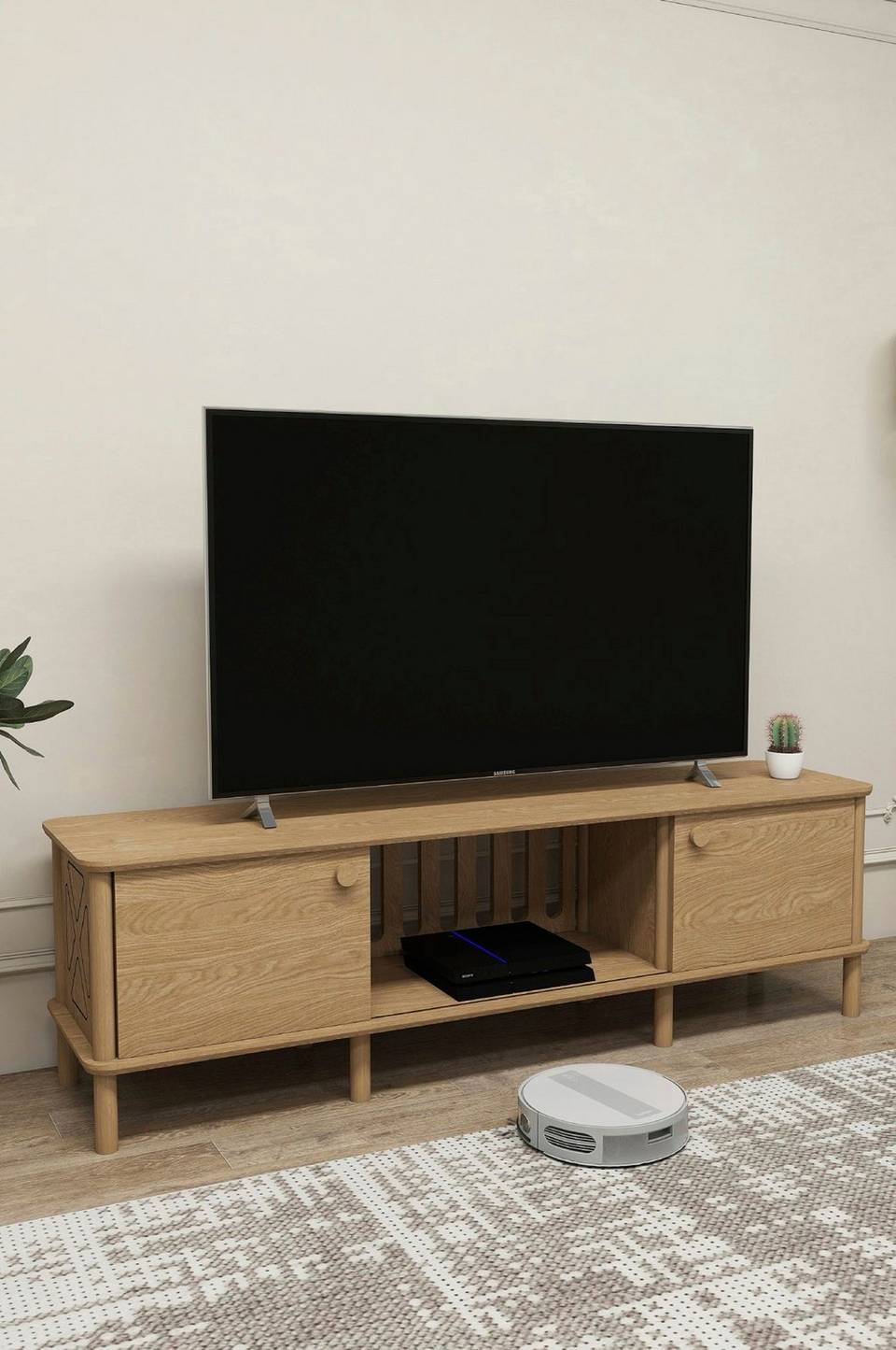 Hanah Home Tv Stativ Ontano, brun från Hanah Home, bild 5