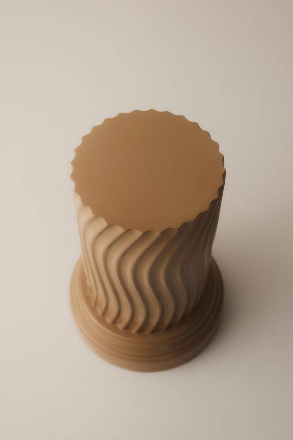 Pastill Poppy piedestal/sidobord 50 cm, beige från Pastill, bild 5