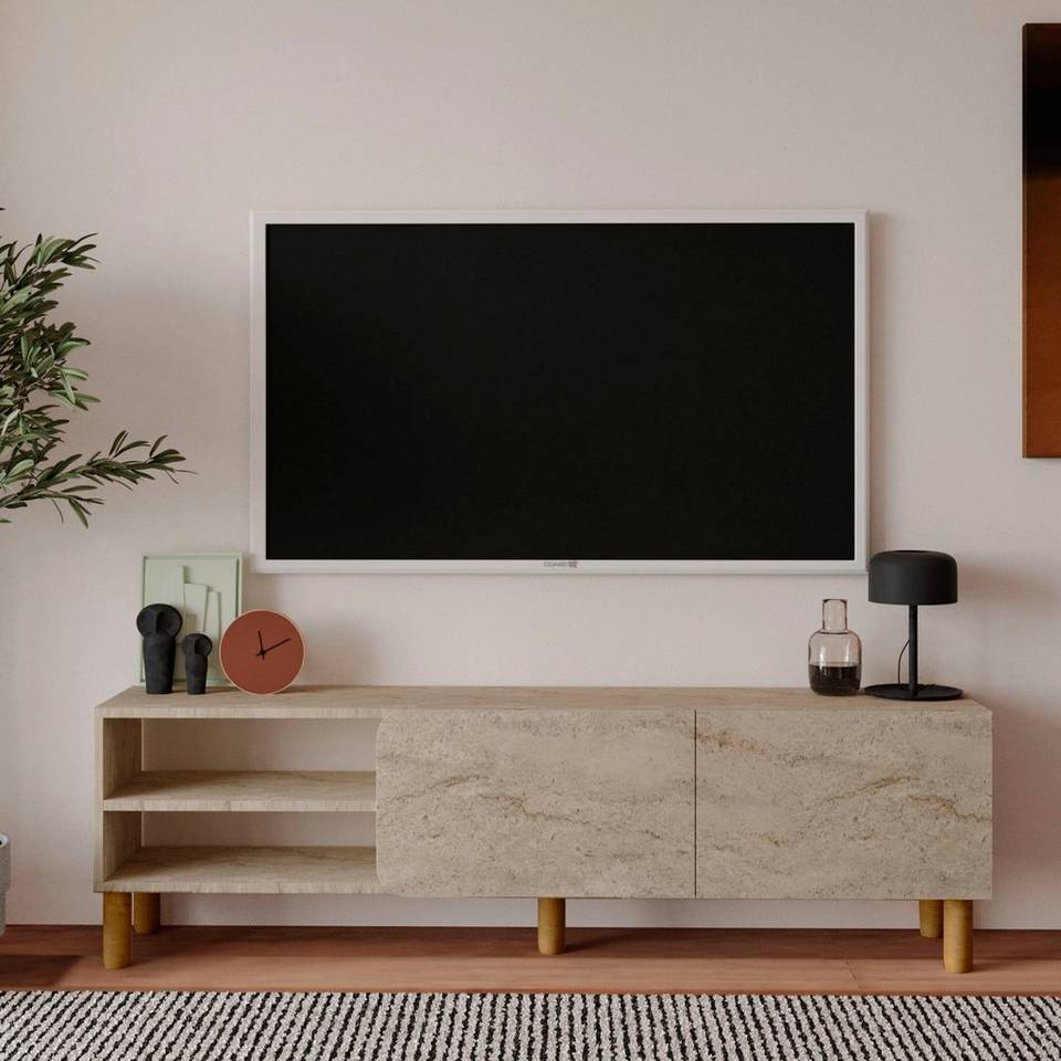 Hanah Home Tv Stativ River, beige från Hanah Home, bild 5